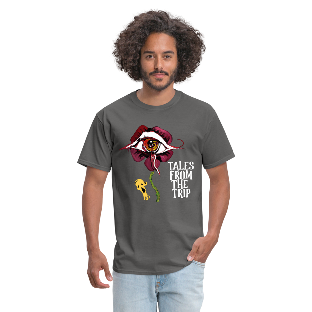 Datura Unisex TFTT-Shirt (White Text) - charcoal
