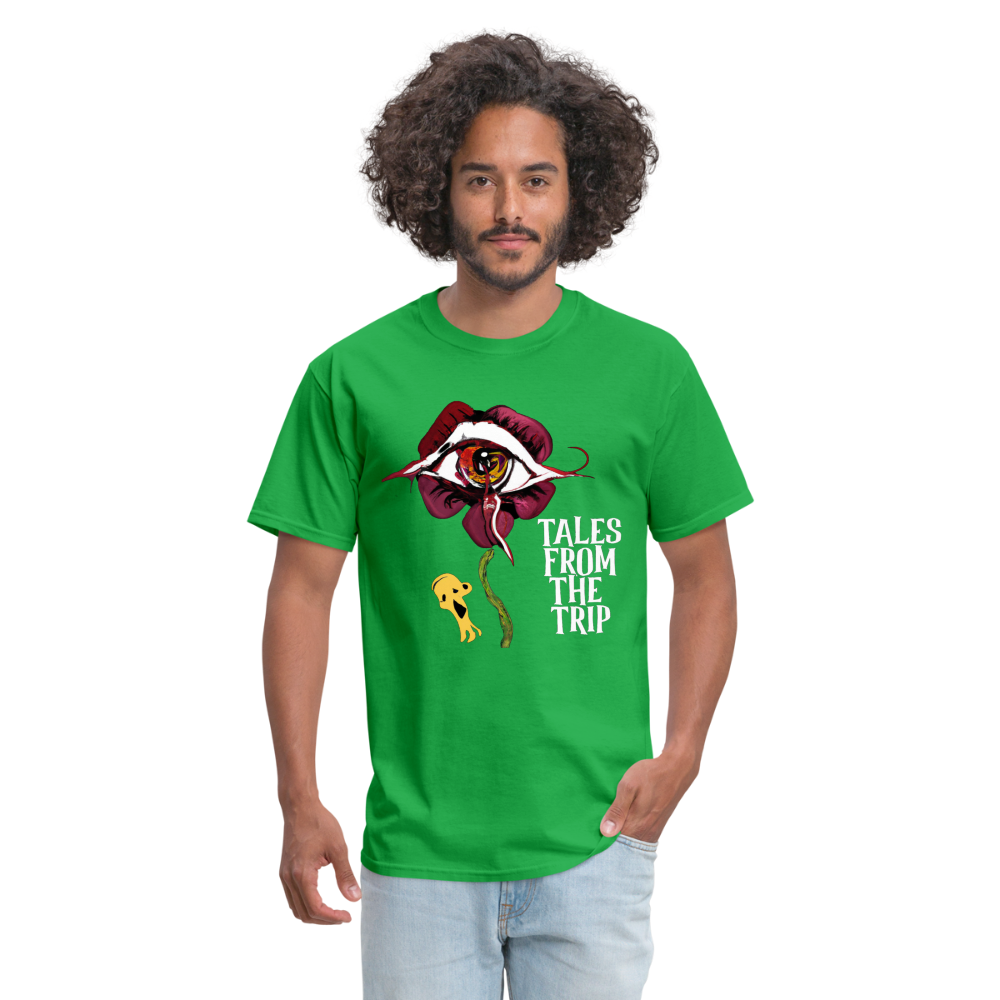 Datura Unisex TFTT-Shirt (White Text) - bright green