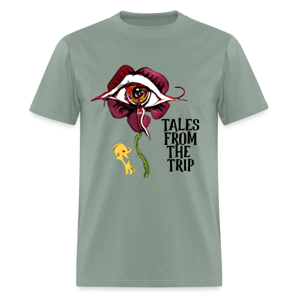 Datura Unisex TFTT-Shirt (Black Text) - sage
