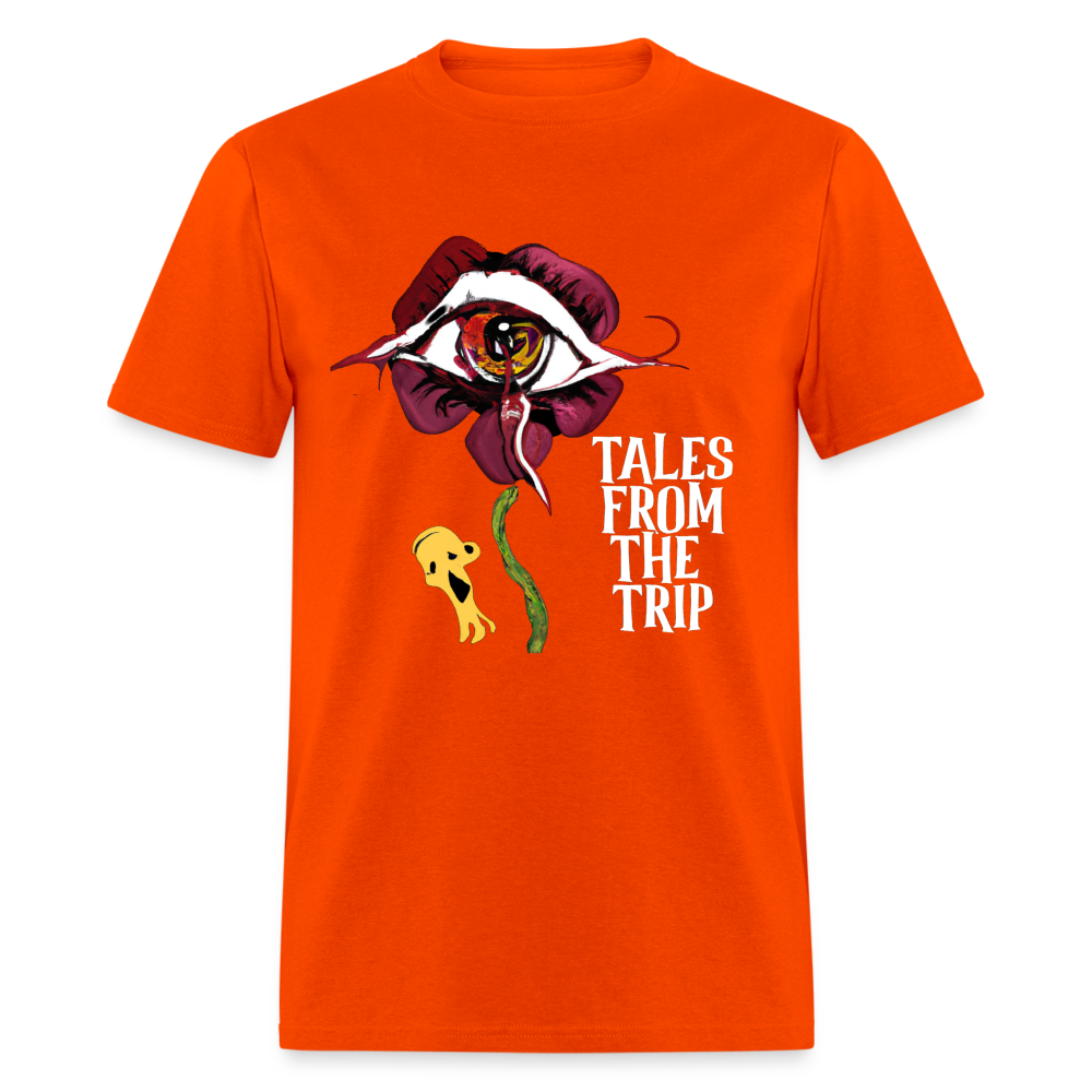 Datura Unisex TFTT-Shirt (White Text) - orange