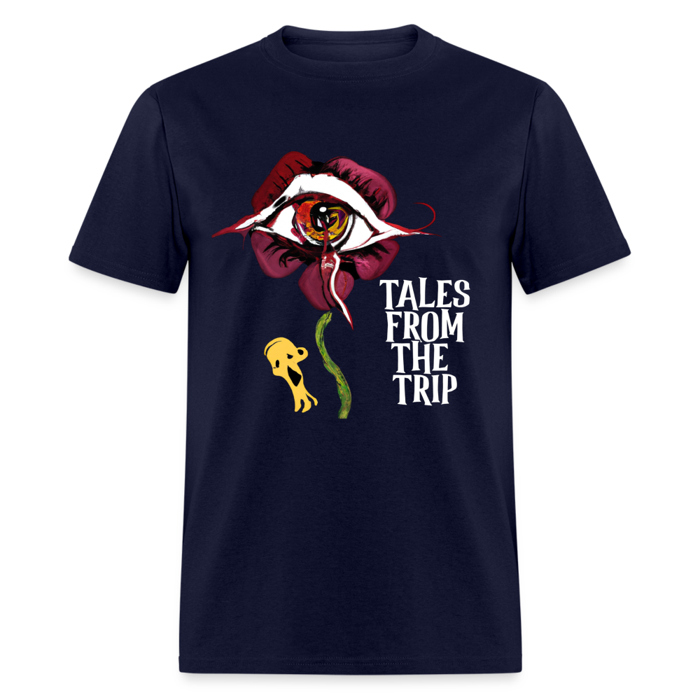 Datura Unisex TFTT-Shirt (White Text) - navy