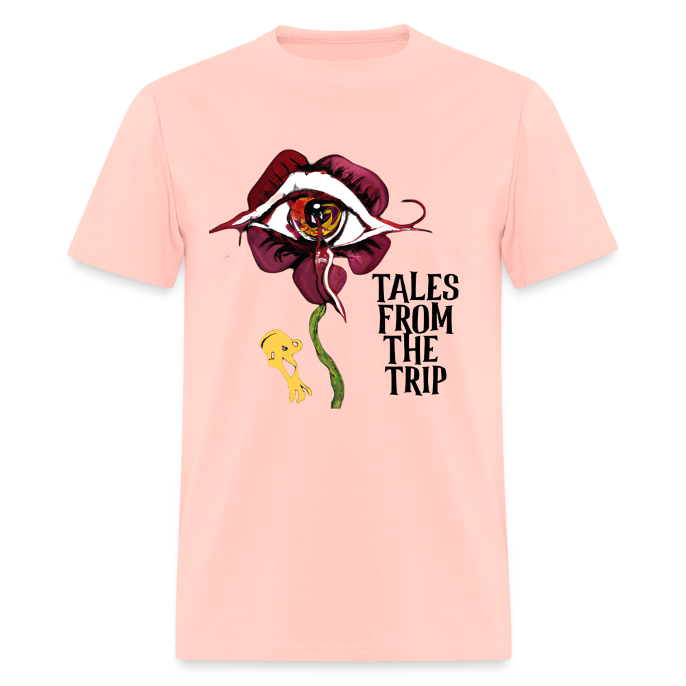 Datura Unisex TFTT-Shirt (Black Text) - blush pink 