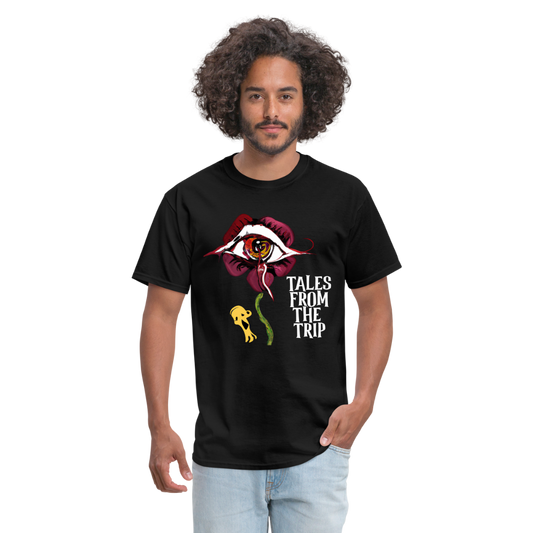 Datura Unisex TFTT-Shirt (White Text) - black
