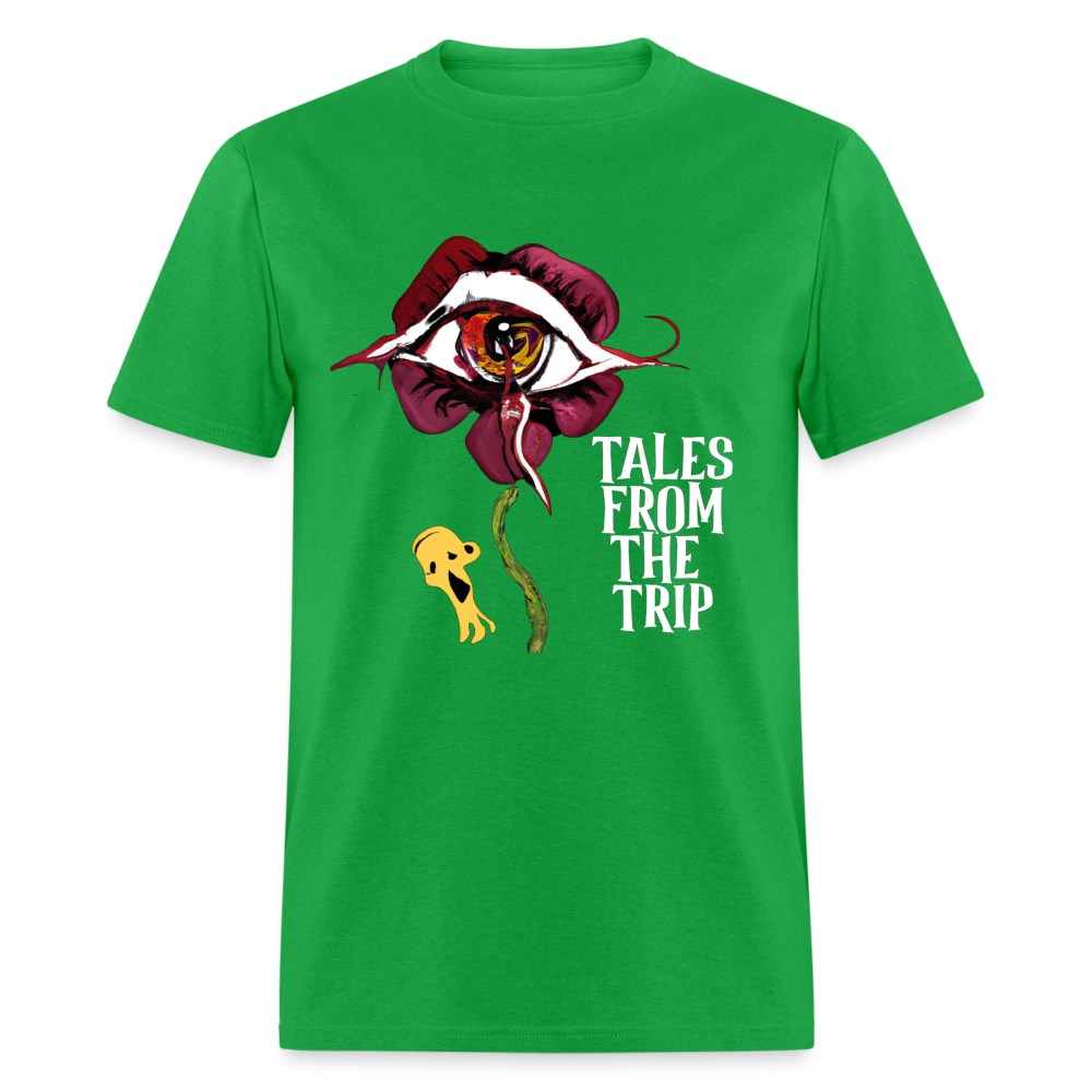 Datura Unisex TFTT-Shirt (White Text) - bright green