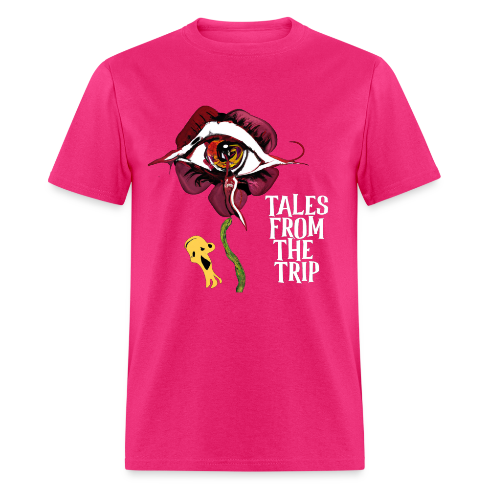 Datura Unisex TFTT-Shirt (White Text) - fuchsia