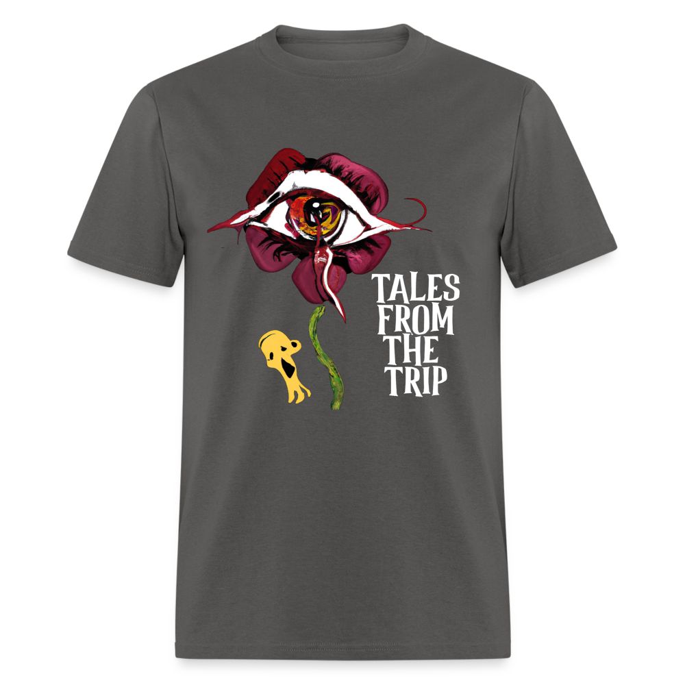 Datura Unisex TFTT-Shirt (White Text) - charcoal