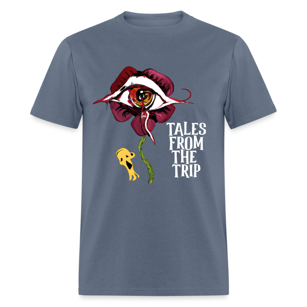 Datura Unisex TFTT-Shirt (White Text) - denim