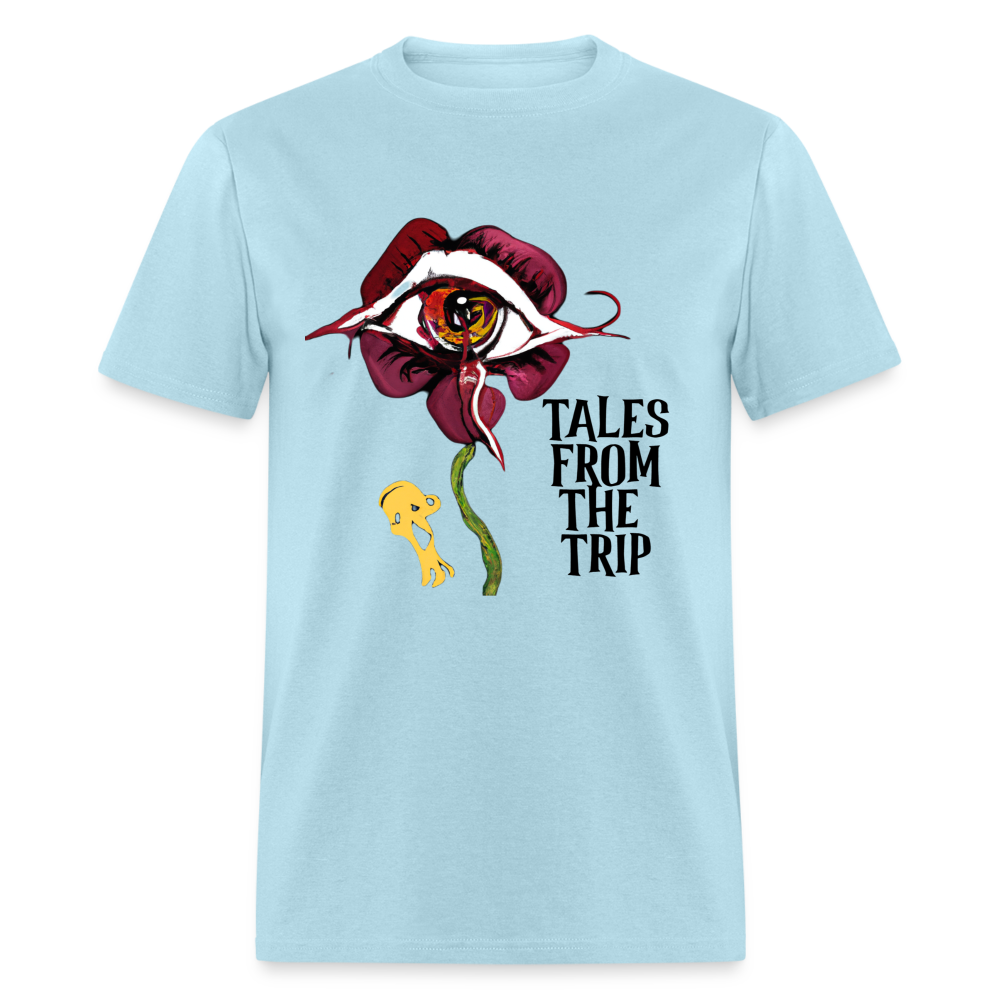 Datura Unisex TFTT-Shirt (Black Text) - powder blue