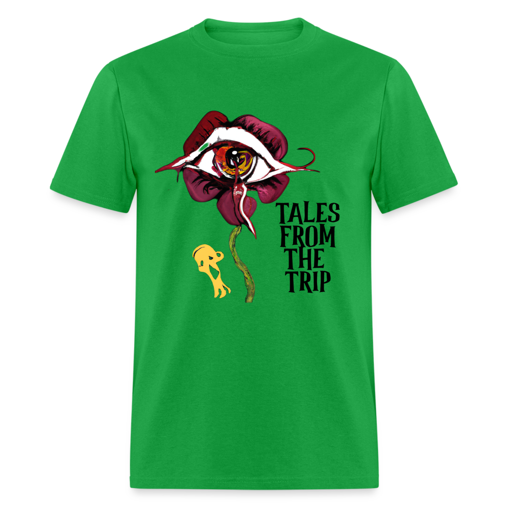 Datura Unisex TFTT-Shirt (Black Text) - bright green