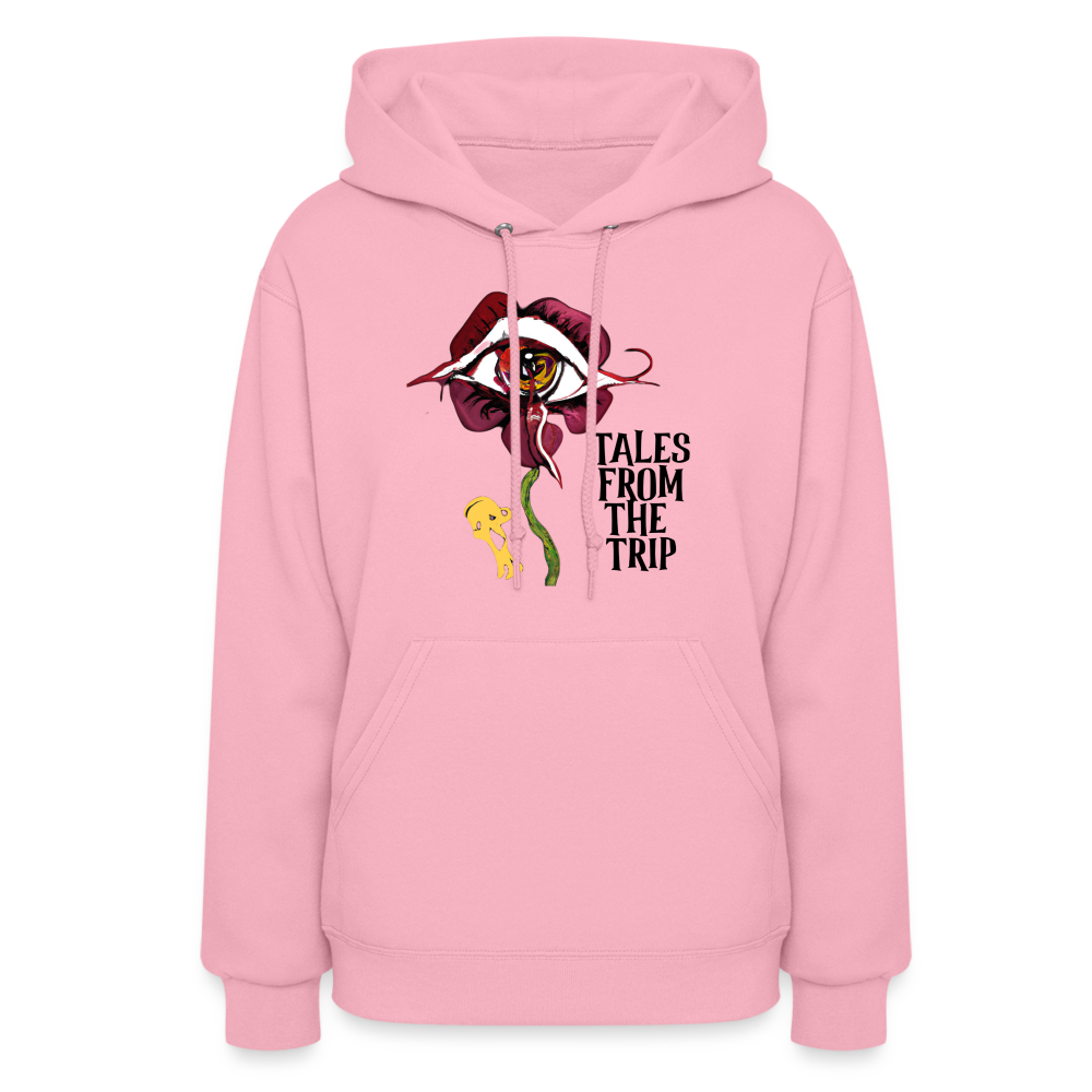 Datura Women's Hoodie (Black Text) - classic pink