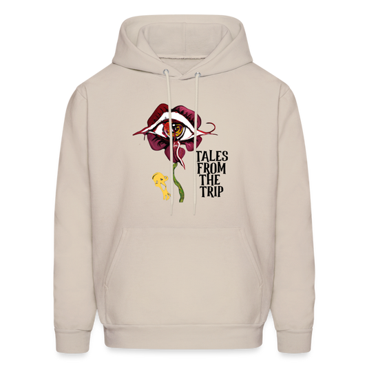 Datura Men's Hoodie (Black Text) - Sand