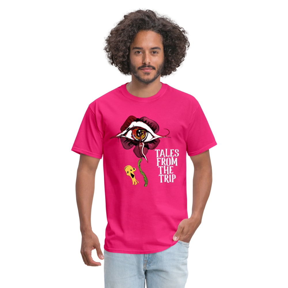 Datura Unisex TFTT-Shirt (White Text) - fuchsia