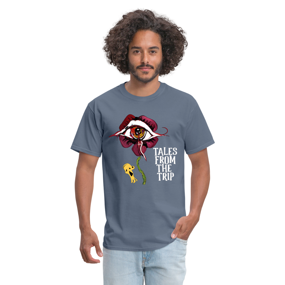 Datura Unisex TFTT-Shirt (White Text) - denim